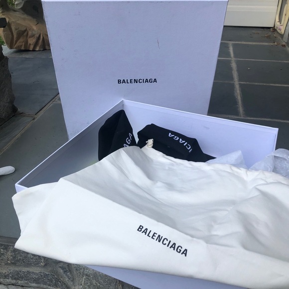 New Men’s Balenciaga Black Speed Sock Sneakers - Picture 9 of 9